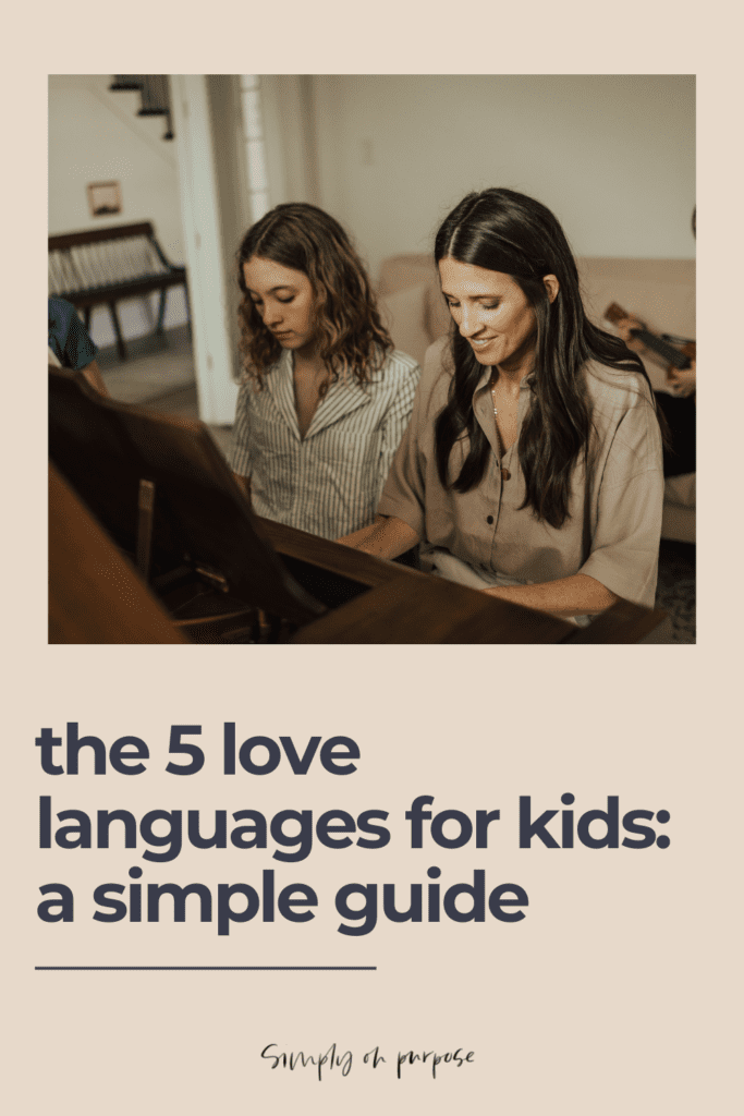 5 love languages for kids