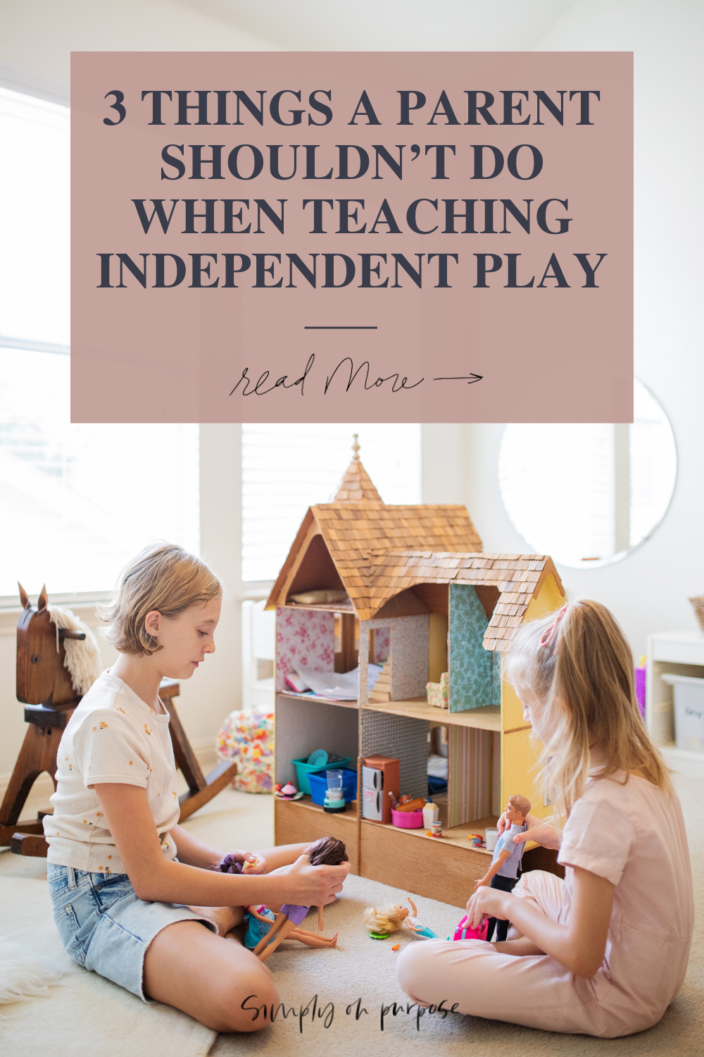 parents teach independent play