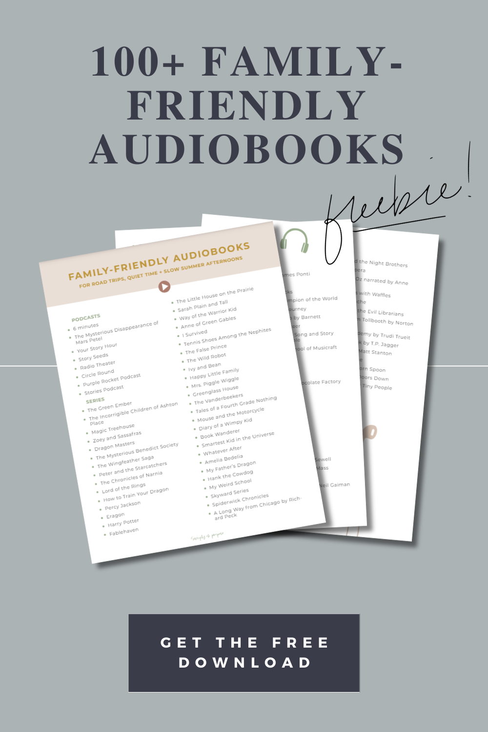 family-friendly audiobooks