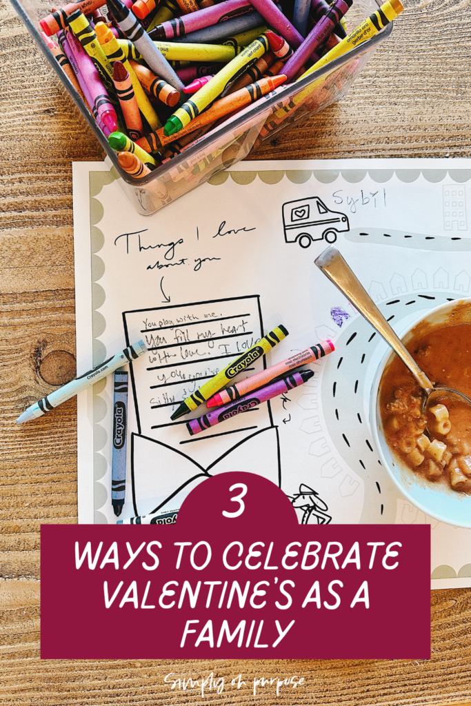 celebrate valentine's family